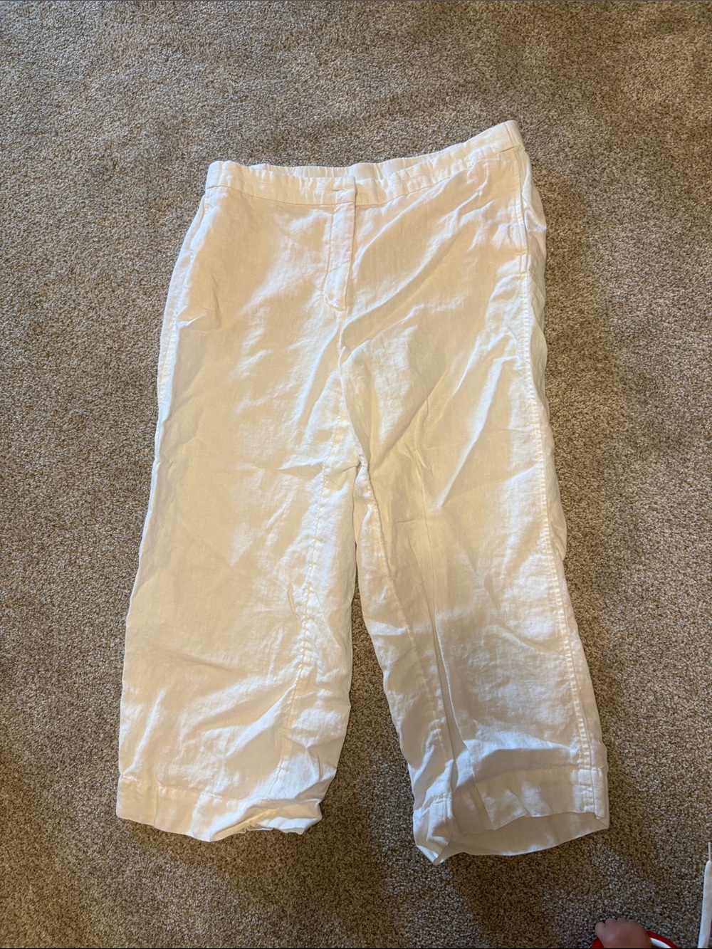 J Jill Women’s White Linen Pants